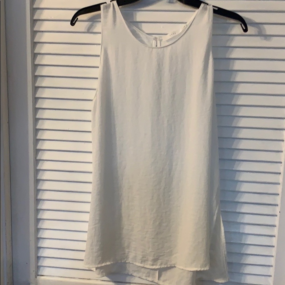 Lush blouse tank top - white